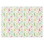 Racing Derby Day Party farbenfrohe Muster Tischdecke (Vorderseite (Horizontal))