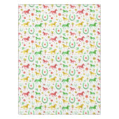 Racing Derby Day Party farbenfrohe Muster Tischdecke (Vorderseite)