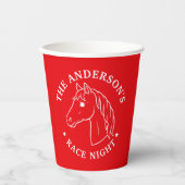 Racing Derby Day Race Night Party Pappbecher (Vorderseite)
