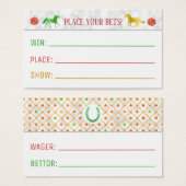 Racing Derby Wager-Party-Wetten-Slip (Vorne & Hinten)