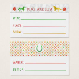 Racing Derby Wager-Party-Wetten-Slip