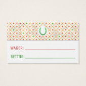 Racing Derby Wager-Party-Wetten-Slip (Rückseite)