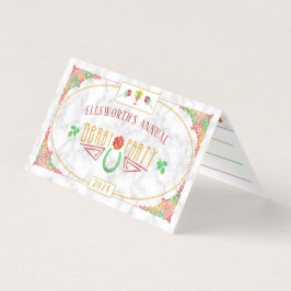 Racing Derby Wager-Party-Wetten-Slip Visitenkarten