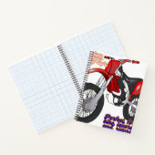 Racing Dirt Bike Art Notizblock (Innenseite)