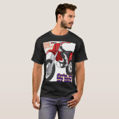 Racing Dirt Bike Art T-Shirt (Vorne ganz)
