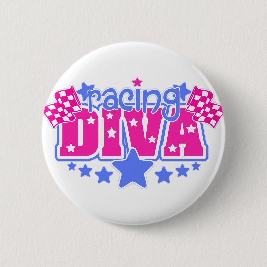 Racing Diva Button (Vorderseite)