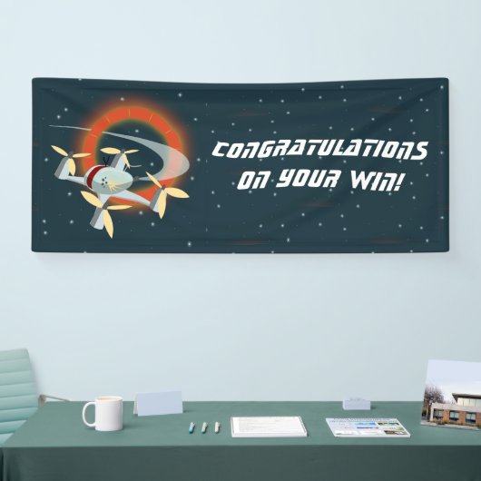 Racing-Drohne Banner (Messe)