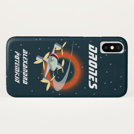 Racing-Drohne Case-Mate iPhone Hülle (Rückseite (Horizontal))