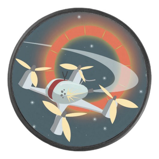 Racing-Drohne Eishockey Puck (Vorderseite)