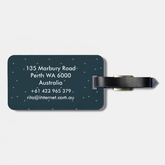 Racing-Drohne Gepäckanhänger (Rückseite horizontal)