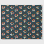 Racing-Drohne Geschenkpapier (Flach)