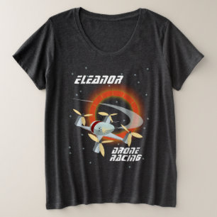 Racing-Drohne Große Größe T-Shirt