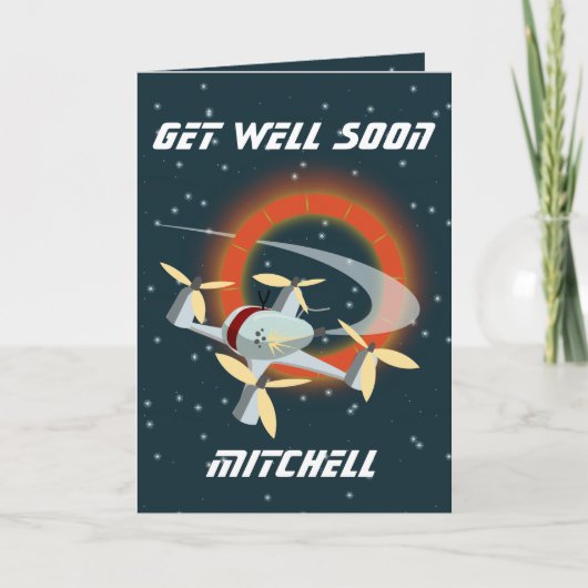 Racing-Drohne Karte (Vorderseite)