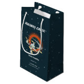 Racing-Drohne Kleine Geschenktüte (Rückseite Schrägansicht)