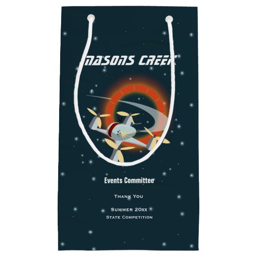 Racing-Drohne Kleine Geschenktüte (Vorderseite)