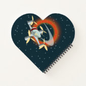 Racing-Drohne Notizblock (Rückseite)