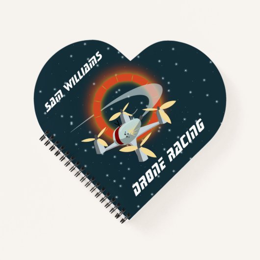 Racing-Drohne Notizblock (Vorderseite)