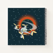 Racing-Drohne Notizblock (Rückseite)