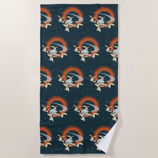 Racing-Drohne Strandtuch (Vorderseite)