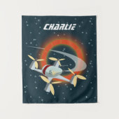 Racing-Drohne Wandteppich (Vorderseite)