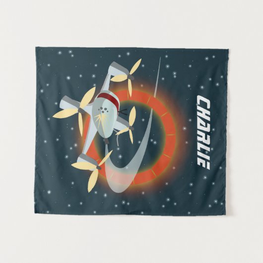 Racing-Drohne Wandteppich (Vorderseite (Horizontal))