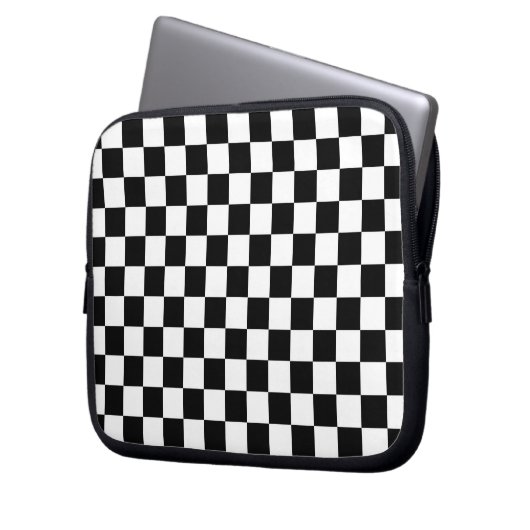 Racing Flag Laptop Sleeve (Vorderseite Links)