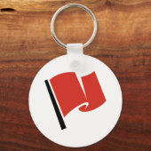 Racing Flag Red Schlüsselanhänger (Vorderseite)