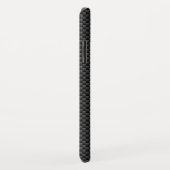 Racing Flags auf Carbon Fibre Black Stripes Case-Mate iPhone Hülle (Hinten/Rechts)