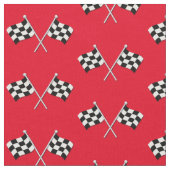 Racing Flags Niedlich Red Stoff (Nahaufnahme)