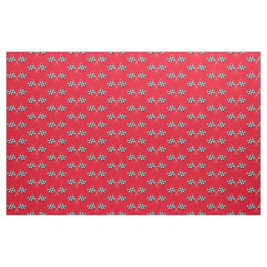 Racing Flags Niedlich Red Stoff (Fat Quarter (45,7 x 55,9 cm))