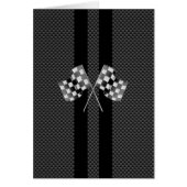 Racing Flags Stripes im Carbon Fibre Style Dekor (Vorne)