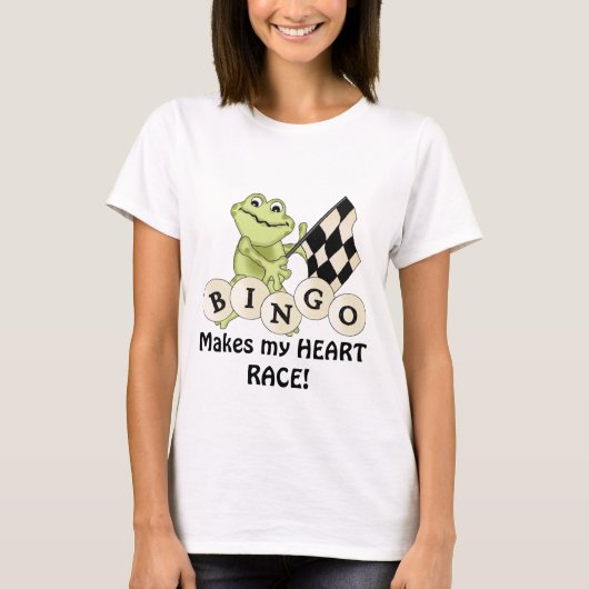 Racing Frog Bingo Frauen T - Shirt (Vorderseite)