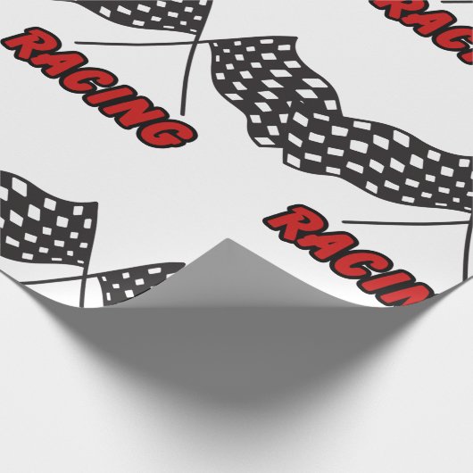 Racing Geschenkpapier (Ecke)
