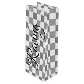 Racing Geschenktüte Für Weinflaschen (Vorderseite Schrägansicht)
