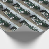 Racing Green Jaguar XK 120 Geschenkpapier (Ecke)