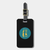Racing Greyhound Liebe Gepäckanhänger (Vorderseite vertikal)