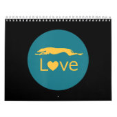 Racing Greyhound-Liebe Kalender (Titelbild)