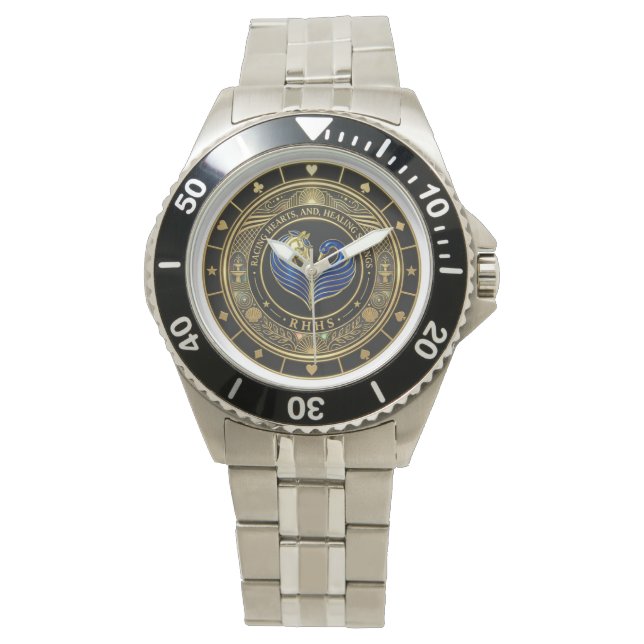 Racing Hearts und Healing Springs Armbanduhr (Vorderseite)