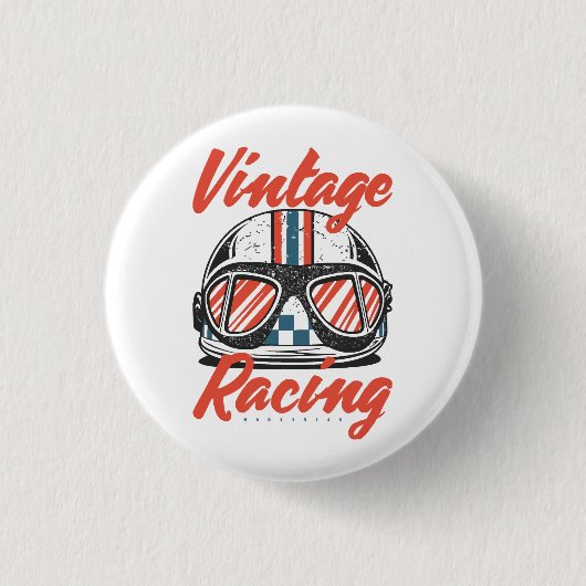 Racing Helmet Button (Vorderseite)