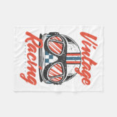 Racing Helmet Fleecedecke (Vorderseite (Horizontal))