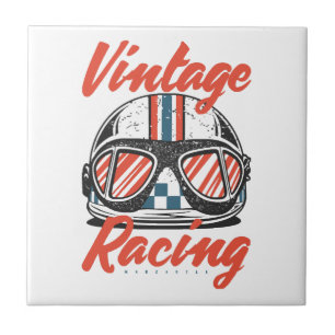 Racing Helmet Fliese