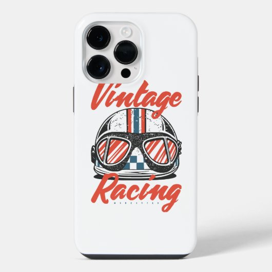 Racing Helmet iPhone Hülle (Rückseite)