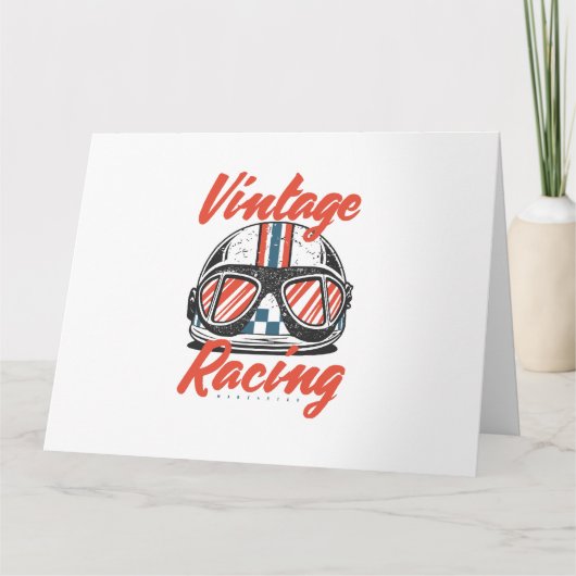 Racing Helmet Karte (Vorderseite)