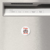 Racing Helmet Magnet (In Situ (Geschirrspüler))
