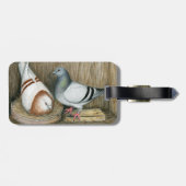 Racing Homers Zuhause Life Gepäckanhänger (Rückseite horizontal)