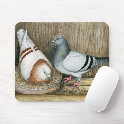 Racing Homers Zuhause Life Mousepad (Mit Mouse)