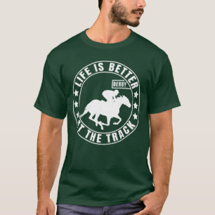 Racing Horse Race Derby Geschenk für Jockey Fries T-Shirt