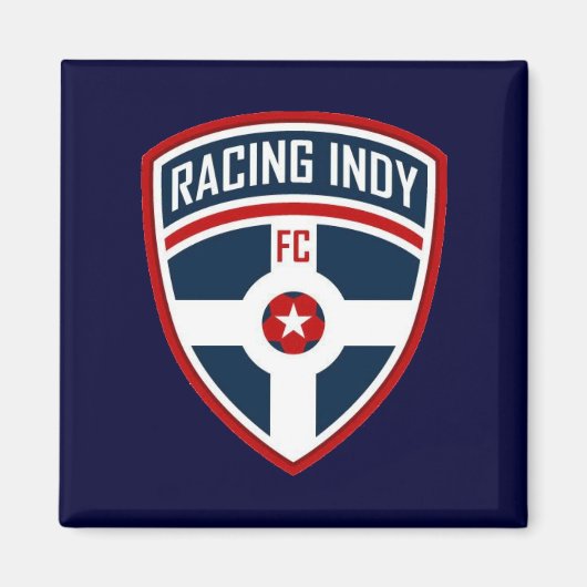 Racing Indy Blue Magnet (Vorne)