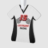 Racing Jersey Foto Keepake Ornament (Vorderseite)
