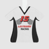 Racing Jersey Foto Keepake Ornament (Vorderseite)